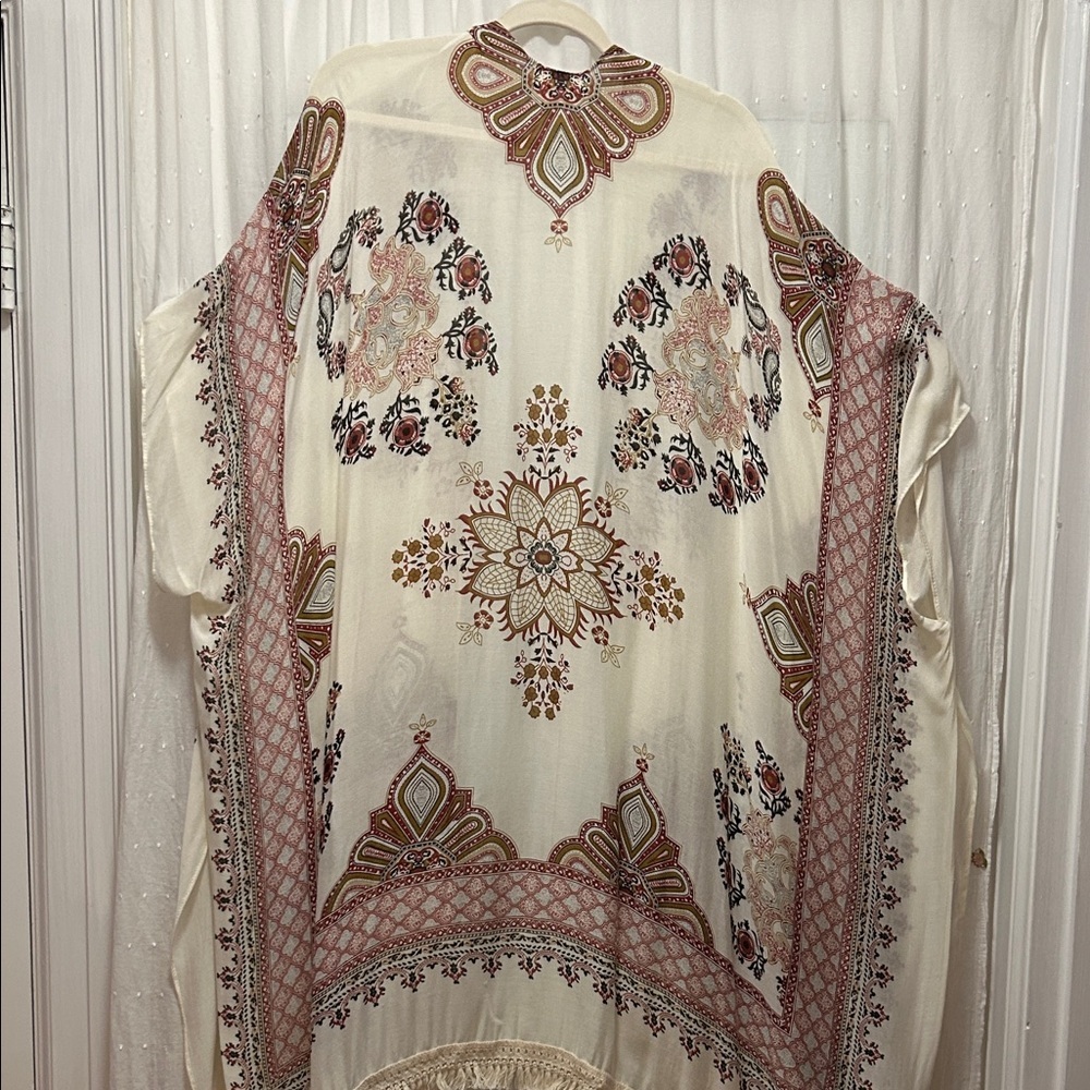 Altar’d State Kimono Beach Women’s One Size Bohemian Festival Flowy Feminine - Picture 8 of 13